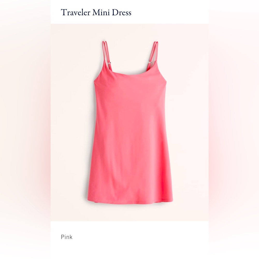 NWT Abercrombie Travelers Dress pink